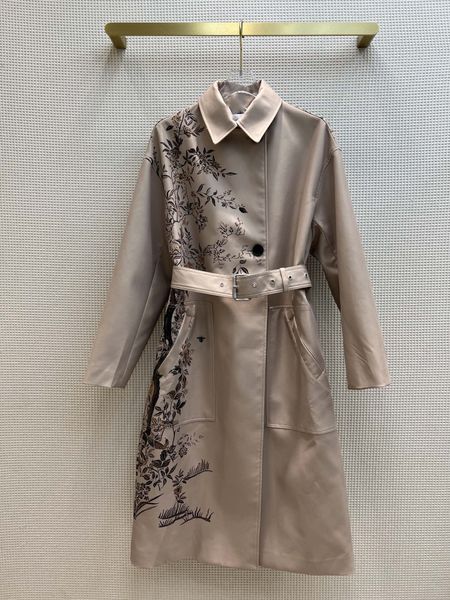 women's trench coats 2022 early autumn new positioning floral print polo, Tan;black
women's trench coats 2022 early autumn new positioning floral print polo, Tan;black