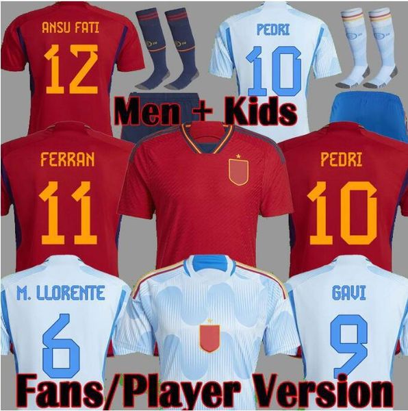 2022 spain soccer jersey tee pedri ferran torres morata gavi football shirt ansu fati koke azpilicueta men and kids kits, White;black
2022 spain soccer jersey tee pedri ferran torres morata gavi football shirt ansu fati koke azpilicueta men and kids kits, White;black