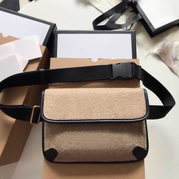 5a waist bag imported wool adjustable shoulder strap embroidery stripe 
5a waist bag imported wool adjustable shoulder strap embroidery stripe