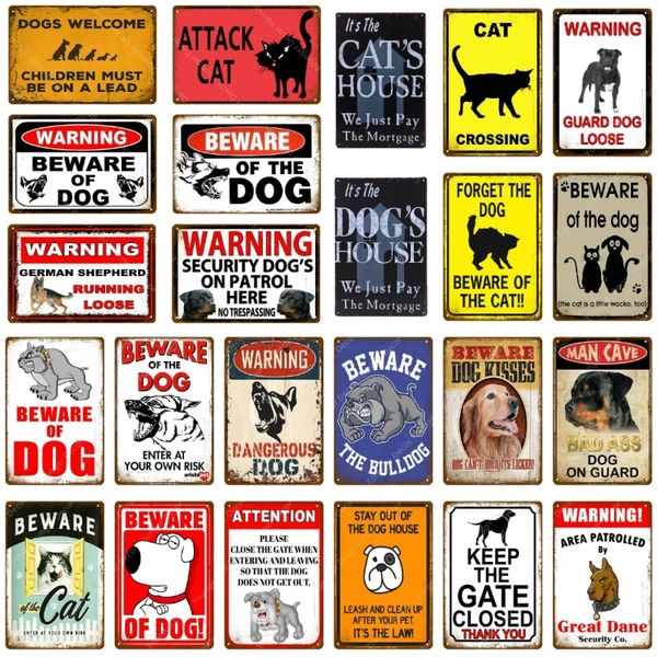 2023 warning danger metal painting signs beware of the dog cat poster vintage wall plaque pub bar house man cave decor wall home
2023 warning danger metal painting signs beware of the dog cat poster vintage wall plaque pub bar house man cave decor wall home
