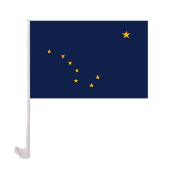 30x45cm alaska car flag polyester uv protection window clip car decoration banner with flagpole
30x45cm alaska car flag polyester uv protection window clip car decoration banner with flagpole