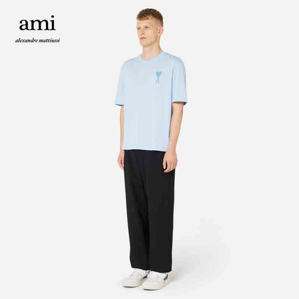 ammi's mens women designers t-shirts men's and women's classic love cotton solid color casual fashion simple round neck t-shi, White
ammi's mens women designers t-shirts men's and women's classic love cotton solid color casual fashion simple round neck t-shi, White