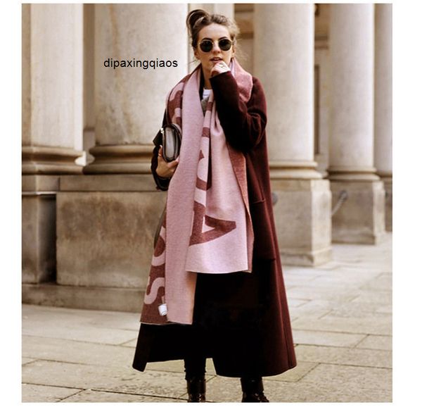 designer scarf acne sweden studios wool large letter scarf for women ac versatile thickened reversible velvet scarf for female stars, Blue;gray
designer scarf acne sweden studios wool large letter scarf for women ac versatile thickened reversible velvet scarf for female stars, Blue;gray