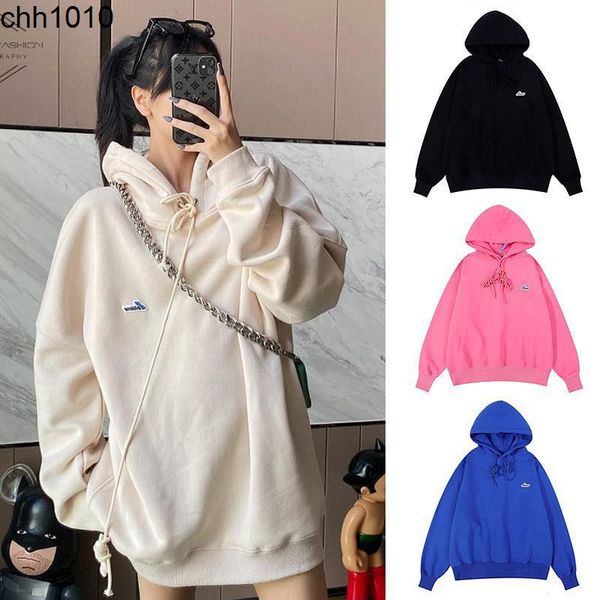 we11done autumn and winter sweater women's and men's hoodie basic loose welldone embroidery letter coat top, Black
we11done autumn and winter sweater women's and men's hoodie basic loose welldone embroidery letter coat top, Black