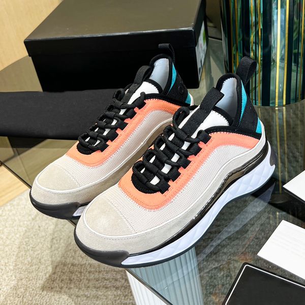 luxury designer women casual shoes fashion mixed color genuine leather mesh air breathable trainers sneakers runway outfit platform wedges f, Black
luxury designer women casual shoes fashion mixed color genuine leather mesh air breathable trainers sneakers runway outfit platform wedges f, Black