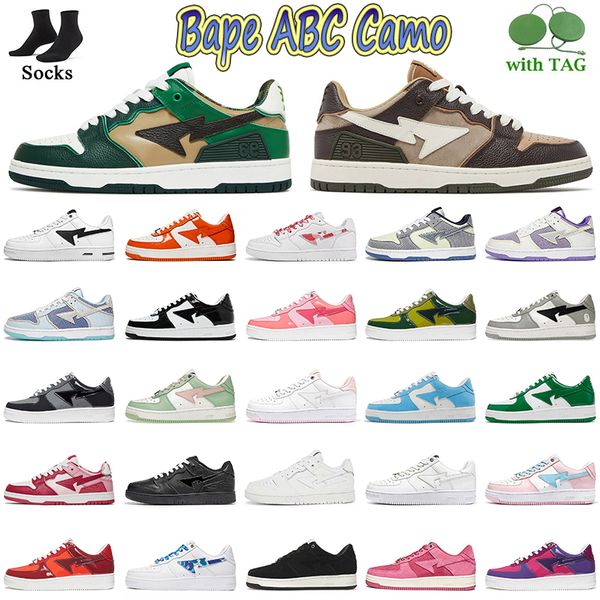 baped sk8 sta 2022 designer bapestas shoes abc camo green bapesta 20th anniversary blue pastel pink m2 grey orange patent black white women, White;red
baped sk8 sta 2022 designer bapestas shoes abc camo green bapesta 20th anniversary blue pastel pink m2 grey orange patent black white women, White;red