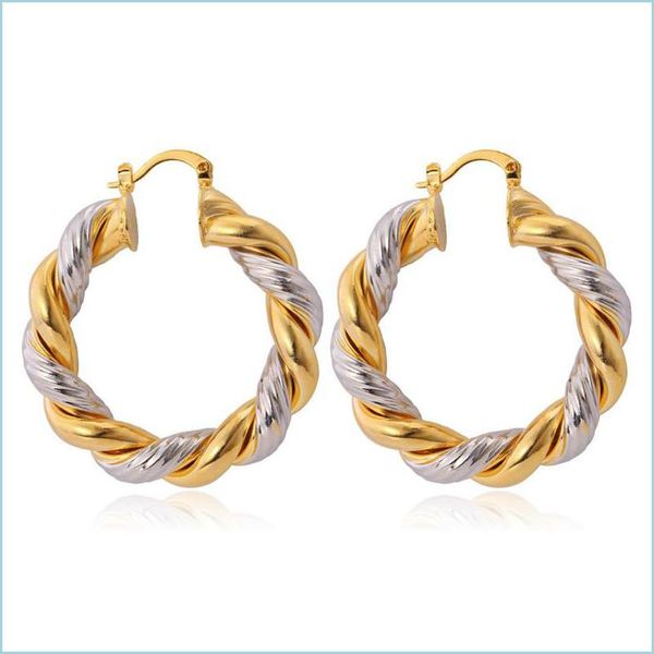 hoop huggie gold hoop earrings 18k gold/platinum plated two tone for women girls 598 k2 drop delivery 2021 jewelry d dh6op, Golden;silver
hoop huggie gold hoop earrings 18k gold/platinum plated two tone for women girls 598 k2 drop delivery 2021 jewelry d dh6op, Golden;silver