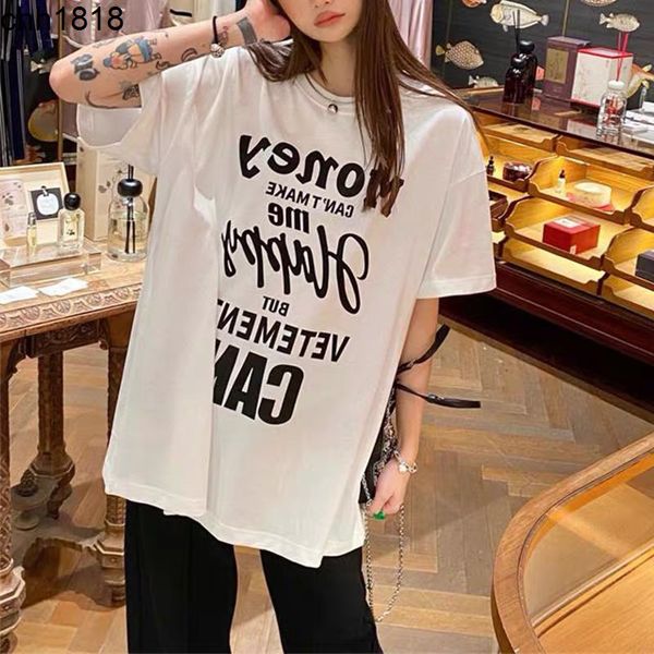 high version 2022 summer new vittmeng events letter graffiti vettementss men's and women's loose short sleeve t-shirt, White;black
high version 2022 summer new vittmeng events letter graffiti vettementss men's and women's loose short sleeve t-shirt, White;black