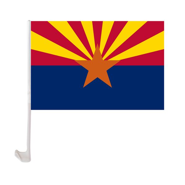 30x45cm arizona car flag polyester uv protection window clip car decoration banner with flagpole
30x45cm arizona car flag polyester uv protection window clip car decoration banner with flagpole