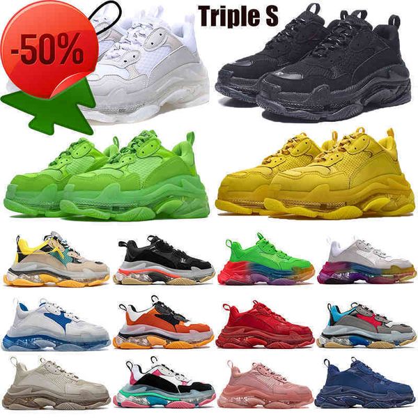 fashion men women casual dad shoes neon green triple -s 17fw sneakers tripler black pink crystal clear sole bottom paris platform shoes
fashion men women casual dad shoes neon green triple -s 17fw sneakers tripler black pink crystal clear sole bottom paris platform shoes