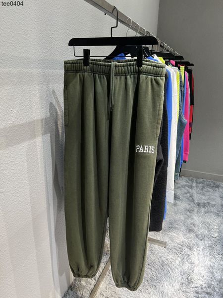 men's pants autumn and winter high version b paris three-dimensional embroidery elastic drawstring balencaigass head loose sports men&#, Black
men's pants autumn and winter high version b paris three-dimensional embroidery elastic drawstring balencaigass head loose sports men&#, Black