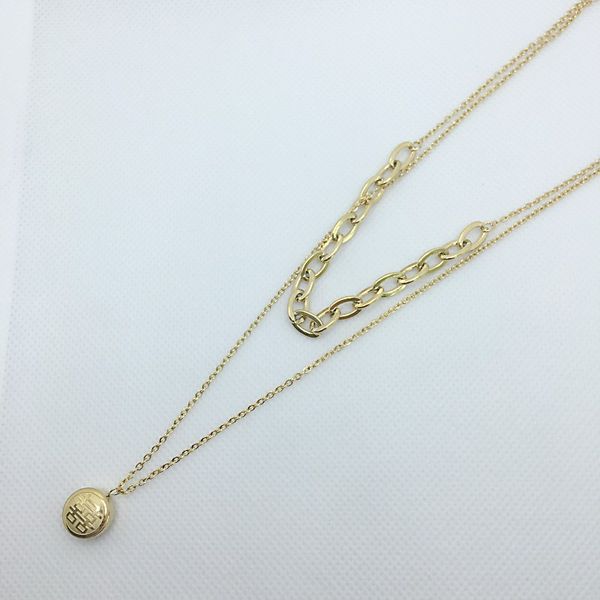 fashion designer ladies necklace 18k gold pendant girl holiday gift 316l stainless steel jewelry, Silver
fashion designer ladies necklace 18k gold pendant girl holiday gift 316l stainless steel jewelry, Silver