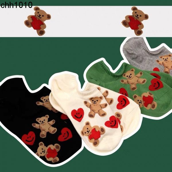 men's korean cute cartoon bear love fashion summer thin men's and women's cotton socks shallow mouth invisible boat, Black
men's korean cute cartoon bear love fashion summer thin men's and women's cotton socks shallow mouth invisible boat, Black