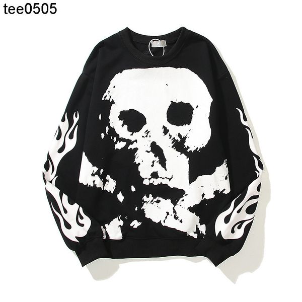 men's hoodies sweatshirts new skeleton tide brand head printing street men's and women's loose casual round neck sweater tide, Black
men's hoodies sweatshirts new skeleton tide brand head printing street men's and women's loose casual round neck sweater tide, Black