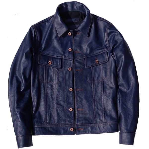 men s leather faux yr cuero super slim blue genuine leather jacket men classic casual short young cowhide coat sales fashion 220916, Black
men s leather faux yr cuero super slim blue genuine leather jacket men classic casual short young cowhide coat sales fashion 220916, Black