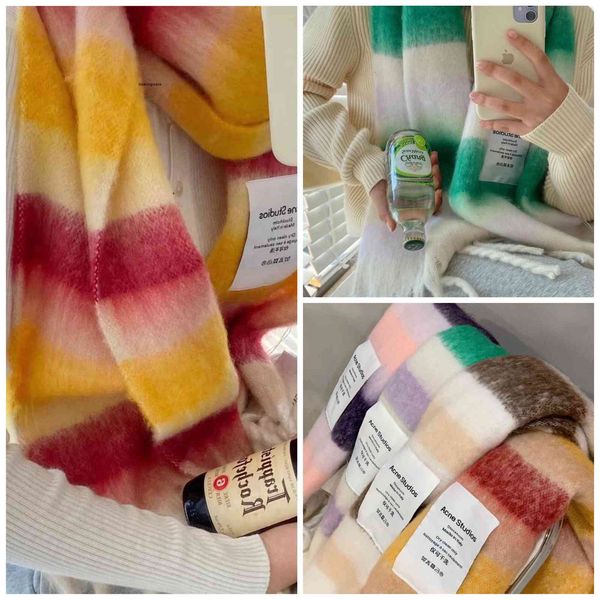 designer scarf acne sweden studios ding edition acne stripe scarf autumn/winter 2021 new neck multicolor warm ac wool cashmere, Blue;gray
designer scarf acne sweden studios ding edition acne stripe scarf autumn/winter 2021 new neck multicolor warm ac wool cashmere, Blue;gray