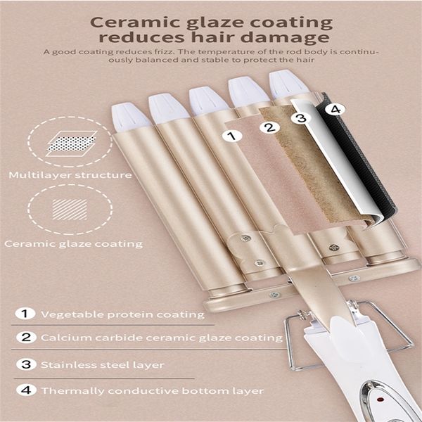 curling irons professional hairdressing tools fivebarrel curlers ceramic stylers styling rlectric 220916
curling irons professional hairdressing tools fivebarrel curlers ceramic stylers styling rlectric 220916