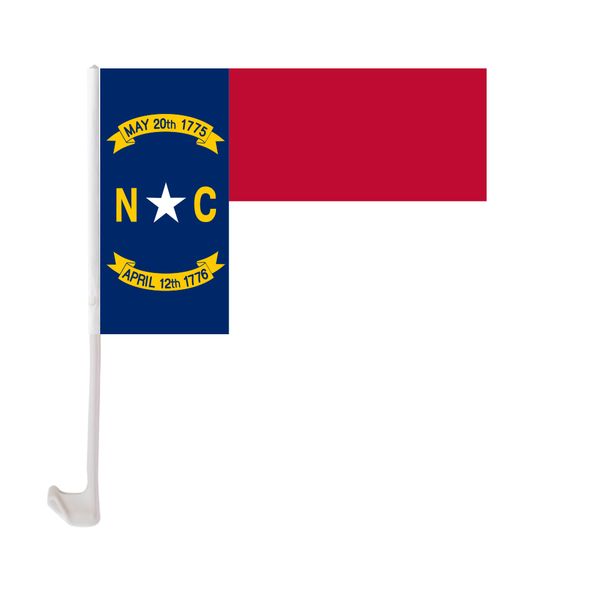 30x45cm north carolina car flag polyester uv protection window clip car decoration banner with flagpole
30x45cm north carolina car flag polyester uv protection window clip car decoration banner with flagpole