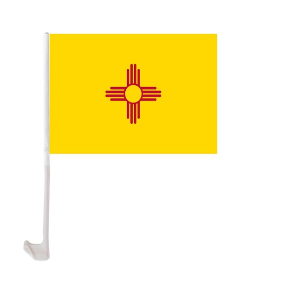 30x45cm new mexico car flag polyester uv protection window clip car decoration banner with flagpole
30x45cm new mexico car flag polyester uv protection window clip car decoration banner with flagpole