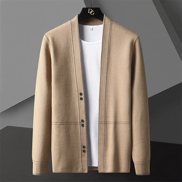 men's wool blends autumn korean slim fit men's single-breasted sweaters men's cardigan knitted sweatercoats solid jacket male, Black
men's wool blends autumn korean slim fit men's single-breasted sweaters men's cardigan knitted sweatercoats solid jacket male, Black
