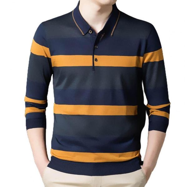 men s polos male shirt business style clothes long sleeve autumn and spring casual for man korean slim 220916, White;black
men s polos male shirt business style clothes long sleeve autumn and spring casual for man korean slim 220916, White;black