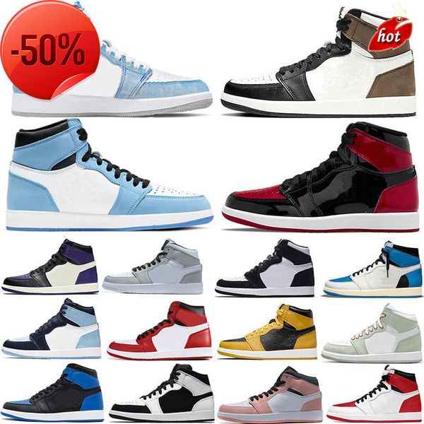 men 1 basketball shoes 1s og university blue hyper royal patent panda dark mocha bred shadow unc twist smoke grey women sports sneakers, Black
men 1 basketball shoes 1s og university blue hyper royal patent panda dark mocha bred shadow unc twist smoke grey women sports sneakers, Black
