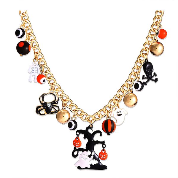 pendant necklaces l halloween pumpkin necklace witch cat charms party ghost long chain for women girls drop delivery 2022 amajewelry amyg7, Silver
pendant necklaces l halloween pumpkin necklace witch cat charms party ghost long chain for women girls drop delivery 2022 amajewelry amyg7, Silver