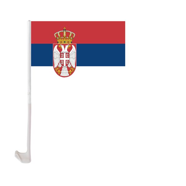 serbia car flag 30x45cm window clip serbian flags polyester uv protection car decoration banner with flagpole
serbia car flag 30x45cm window clip serbian flags polyester uv protection car decoration banner with flagpole