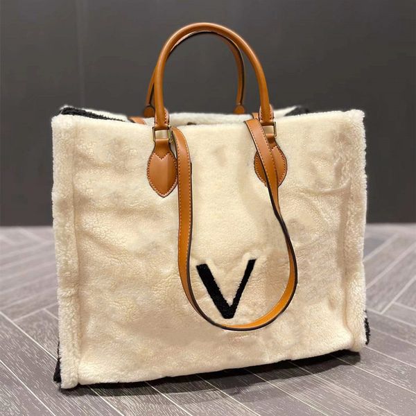 winter sheep fur shoulder bags furry designer bag the tote bag luxury handbag fashion floral large shopping totes flowers letters woman purs
winter sheep fur shoulder bags furry designer bag the tote bag luxury handbag fashion floral large shopping totes flowers letters woman purs