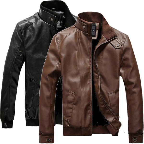 men s leather faux vintage long sleeve casual slim stand collar coat zippers motorcycle biker jacket 220916, Black
men s leather faux vintage long sleeve casual slim stand collar coat zippers motorcycle biker jacket 220916, Black
