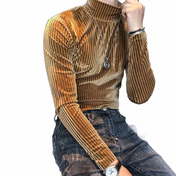 men's t-shirts autumn winter turtleneck velvet t-shirt men slim striped casual tight long sleeve club clothing camiseta hommemen's, White;black
men's t-shirts autumn winter turtleneck velvet t-shirt men slim striped casual tight long sleeve club clothing camiseta hommemen's, White;black