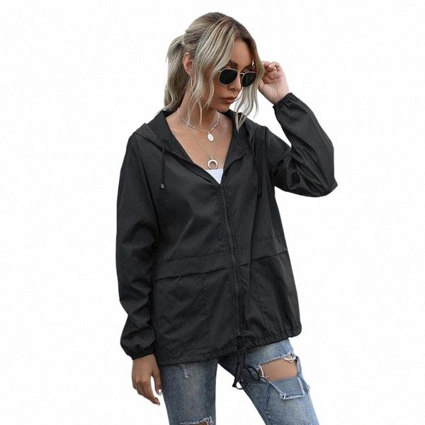 women's trench coats autumn black tactical waterproof windbreaker women red casual jacket streetwear female with hooded zipper outwear, Tan;black
women's trench coats autumn black tactical waterproof windbreaker women red casual jacket streetwear female with hooded zipper outwear, Tan;black