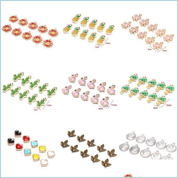 charms charms 5/10pcs cute mini cactus pine coconut tree flowers heart leaves enamel charm fit for bracelet earring making pendants d dhxtf, Bronze;silver
charms charms 5/10pcs cute mini cactus pine coconut tree flowers heart leaves enamel charm fit for bracelet earring making pendants d dhxtf, Bronze;silver