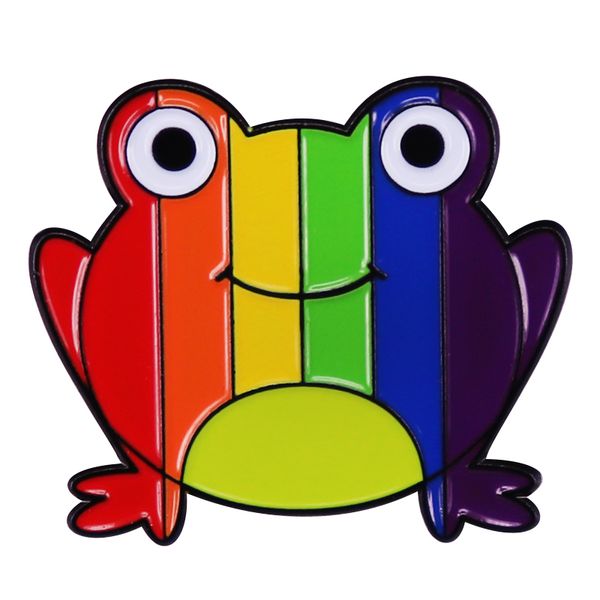 lgbtq rainbow frog enamel pin gay pride badge brooch jewelry backpack decoration accessories, Blue
lgbtq rainbow frog enamel pin gay pride badge brooch jewelry backpack decoration accessories, Blue