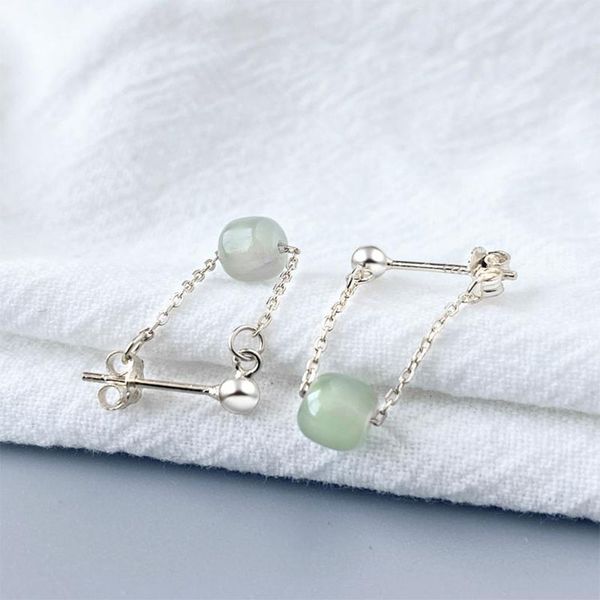 2022 new fashion chandelier temperament hetian female niche design light luxury earrings jewelry simple jade 925 tremella, Silver
2022 new fashion chandelier temperament hetian female niche design light luxury earrings jewelry simple jade 925 tremella, Silver
