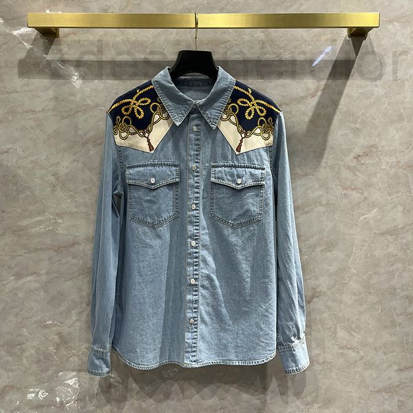 women's jackets designer printed patch cloth denim shirt coat for female spring and summer 2022 new loose version thin southern oil tre, Black;brown
women's jackets designer printed patch cloth denim shirt coat for female spring and summer 2022 new loose version thin southern oil tre, Black;brown