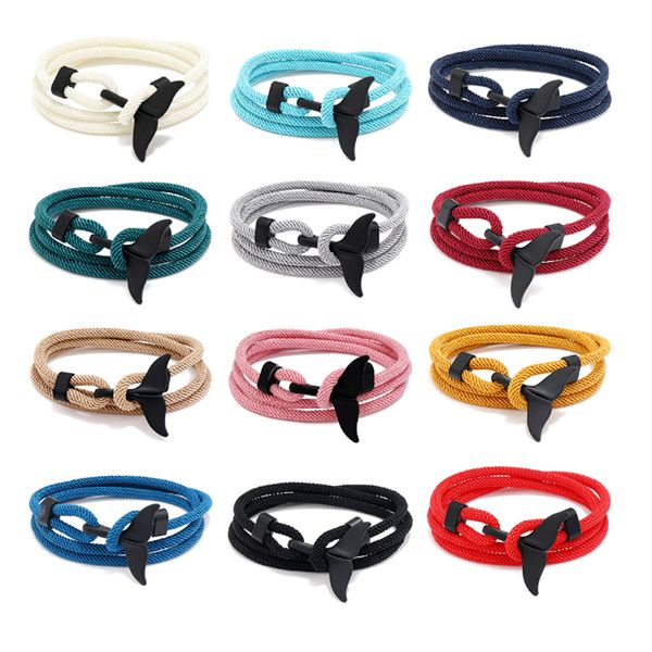 simple charm bracelets navy anchor style black whale tail shape bracelet for men women multilayer braided rope chain lovers jewelry, Golden;silver
simple charm bracelets navy anchor style black whale tail shape bracelet for men women multilayer braided rope chain lovers jewelry, Golden;silver