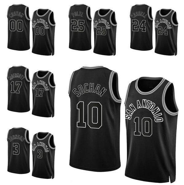 basketball jerseys jeremy sochan devin vassell doug mcdermott jakob poltl keldon johnson 2022-23 season 50th classic city men women youth je, Black;red
basketball jerseys jeremy sochan devin vassell doug mcdermott jakob poltl keldon johnson 2022-23 season 50th classic city men women youth je, Black;red