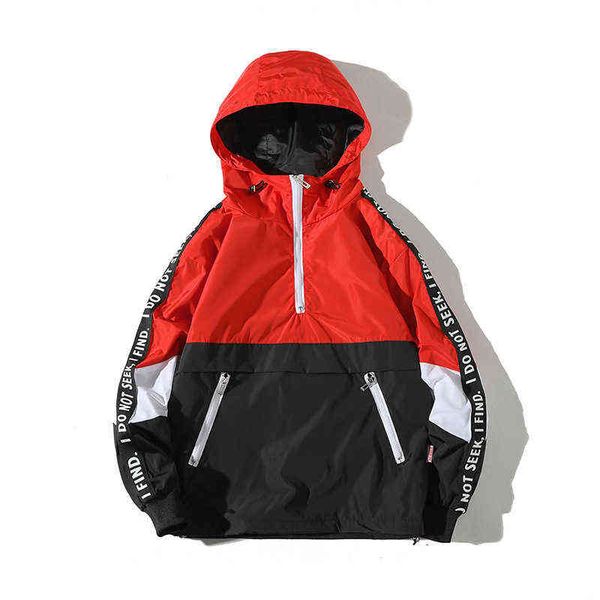men's hoodies sweatshirts streetwear hooded bomber jacket men hip hop windbreaker casual men coat spring vintage hoodie women jacket, Black
men's hoodies sweatshirts streetwear hooded bomber jacket men hip hop windbreaker casual men coat spring vintage hoodie women jacket, Black