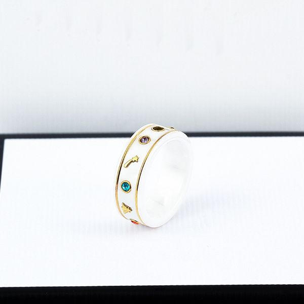 mens ring designer rings for women double letter black white ceramic love ring 18k gold bee men and woman with the same couple factory whole, Silver
mens ring designer rings for women double letter black white ceramic love ring 18k gold bee men and woman with the same couple factory whole, Silver