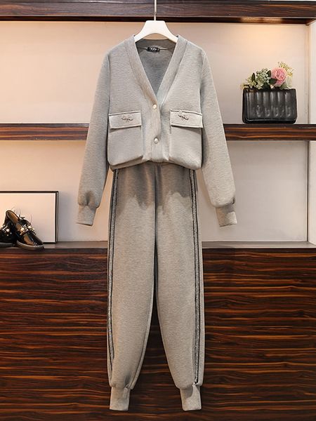 women s two piece pants xfpv spring summer fashion v neck clothes casual knit cardigan coat long two piece set sm4003 220916, White
women s two piece pants xfpv spring summer fashion v neck clothes casual knit cardigan coat long two piece set sm4003 220916, White