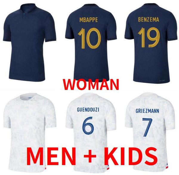 2022 benzema mbappe griezmann soccer jerseys french kantecamavinga giroud tchouameni guendouzi 22 23 equipement maillot de football shirt me, Black;yellow
2022 benzema mbappe griezmann soccer jerseys french kantecamavinga giroud tchouameni guendouzi 22 23 equipement maillot de football shirt me, Black;yellow