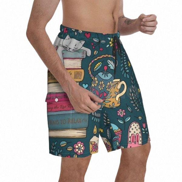 men's shorts how to hygge like a cat beach men pants swim trunks cute pattern books sleep cozy flowersmen's 80ch#, White;black
men's shorts how to hygge like a cat beach men pants swim trunks cute pattern books sleep cozy flowersmen's 80ch#, White;black