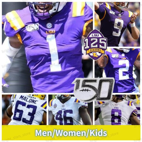 american college football wear custom burrow football jersey odell beckham jr. lsu tigers justin jefferson chase delpit fournette peterson m, Black
american college football wear custom burrow football jersey odell beckham jr. lsu tigers justin jefferson chase delpit fournette peterson m, Black