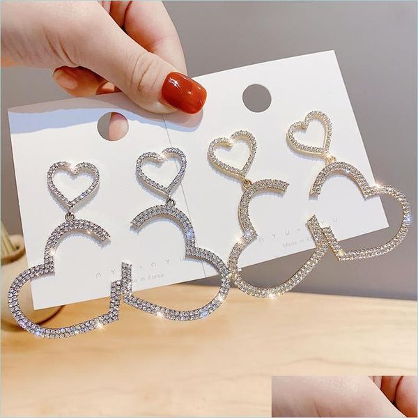 dangle chandelier crystal rhinestone heart tassel earrings dangle chandelier fashion hollow for women wedding party dhseller2010 dhqv1, Silver
dangle chandelier crystal rhinestone heart tassel earrings dangle chandelier fashion hollow for women wedding party dhseller2010 dhqv1, Silver