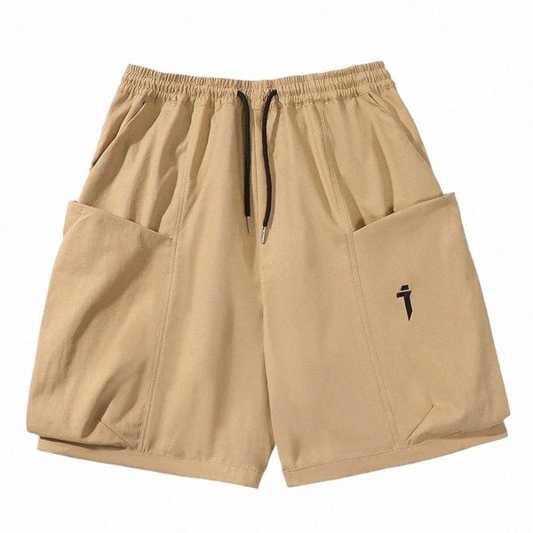 men's shorts techwear big pockets summer cargo tactical sporty men hip hop logo embroidery loose short half pants casual streetwearmen&, White;black
men's shorts techwear big pockets summer cargo tactical sporty men hip hop logo embroidery loose short half pants casual streetwearmen&, White;black