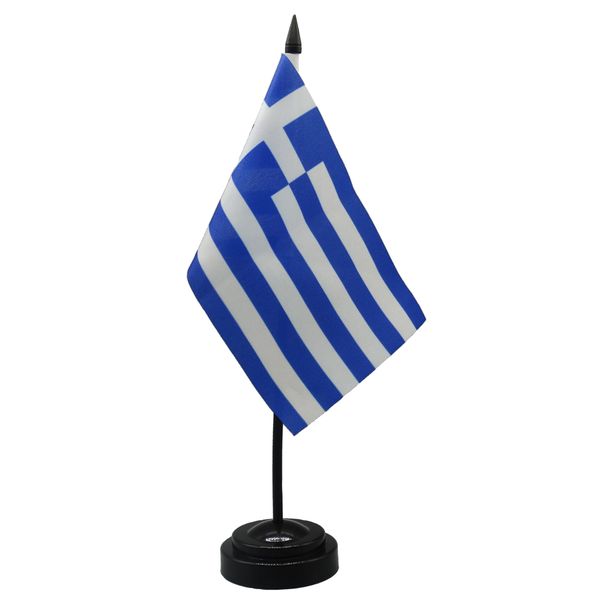 greece desk flag 14x21cm small mini greek office table flags with stand base for home office decoration
greece desk flag 14x21cm small mini greek office table flags with stand base for home office decoration