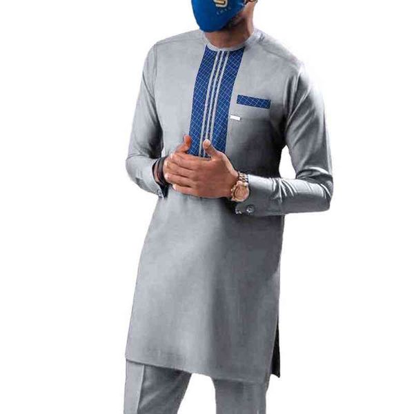 men's tracksuits dashiki men's clothing social suit for man blouse and pant two-piece suits for men 2022 african clothing for gent, Gray
men's tracksuits dashiki men's clothing social suit for man blouse and pant two-piece suits for men 2022 african clothing for gent, Gray