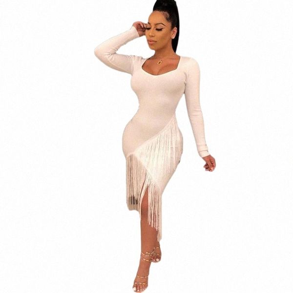 liooil black white tassel bodycon midi dress women 2019 fall asymmetrical long sleeve night club party tight fitted dresses v91z#, Black;gray
liooil black white tassel bodycon midi dress women 2019 fall asymmetrical long sleeve night club party tight fitted dresses v91z#, Black;gray