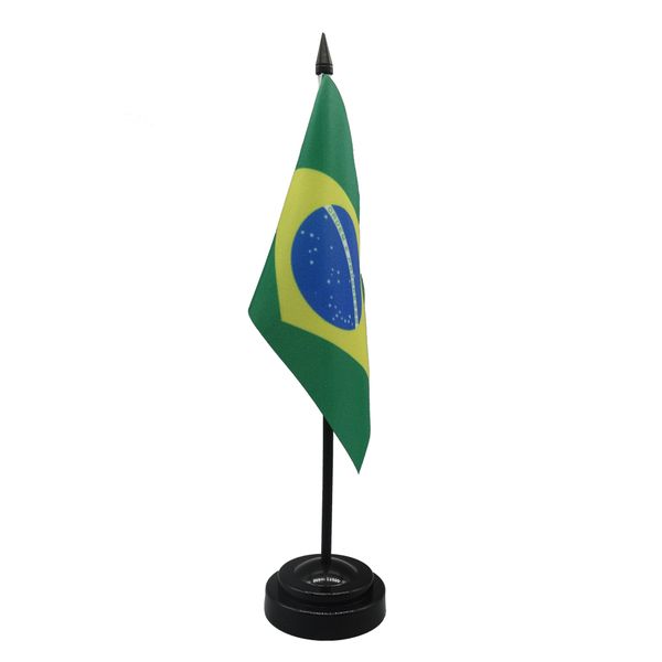 brazil desk flag 14x21cm small mini brazilian office table flags with stand base for home office decoration
brazil desk flag 14x21cm small mini brazilian office table flags with stand base for home office decoration